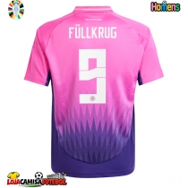 Camisa de Futebol Alemanha Niclas Fullkrug #9 Equipamento Secundário Europeu 2024 Manga Curta